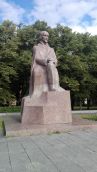 Denkmal des lettischen Dichter und Schriftsteller Janis Rainis